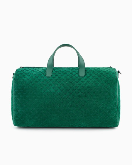 Armani Bolsa de ante con motivo de águila integral en relieve Tienda