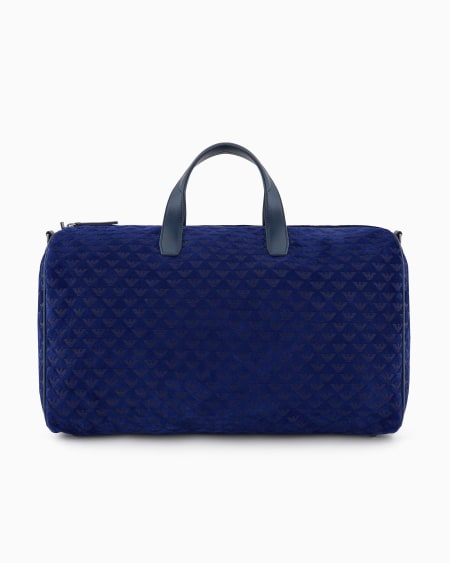 Armani Bolsa de ante con motivo de águila integral en relieve Rebajas top