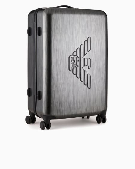 Armani Maleta de cabina grande en ABS y maxiáguila en relieve Envío gratis