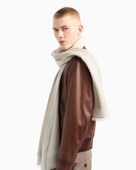 Armani Estola en mezcla de lana y seda Oferta especial de fábrica