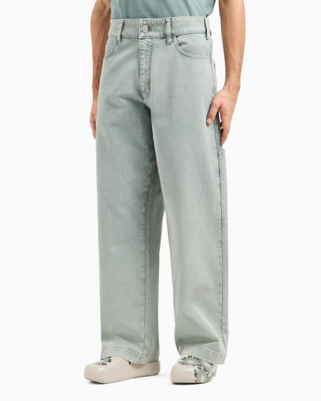Armani Pantalones cargo de canneté con efecto vintage cápsula Peace ASV Outlet