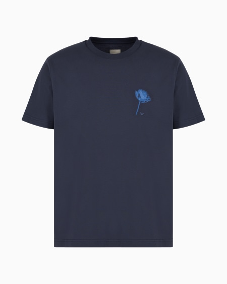 Armani Camiseta de punto con maxiestampado cápsula Peace ASV