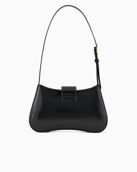 Armani Bolso de hombro tipo hobo con hebilla con logotipo Tienda