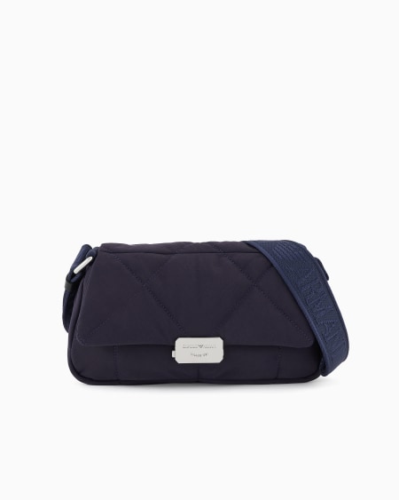 Armani Bolso de hombro baguette mediano en nailon acolchado Rebajas online