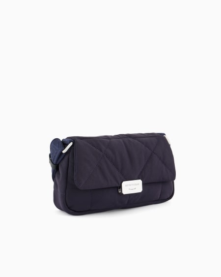 Armani Bolso de hombro baguette mediano en nailon acolchado Rebajas online