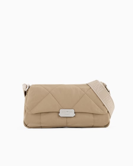 Armani Bolso de hombro baguette grande en nailon acolchado Rebajas top