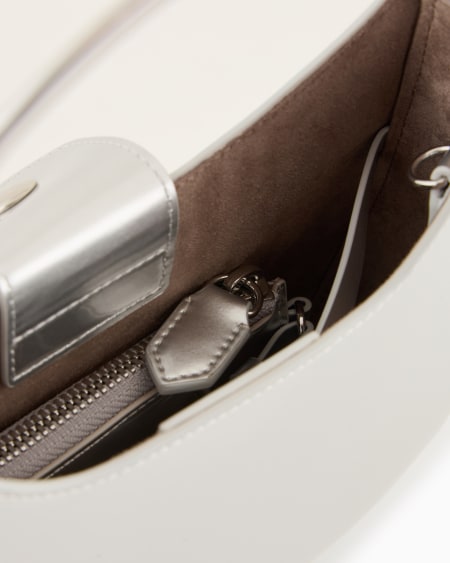 Armani Minibolso hobo efecto charol con asa joya de la cápsula Moon Envío gratis