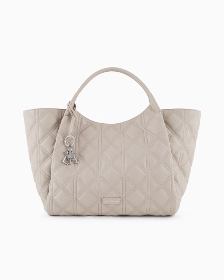 Armani Maxibolso shopper efecto napa acolchada