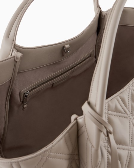 Armani Maxibolso shopper efecto napa acolchada ÚLTIMAS EDICIONES
