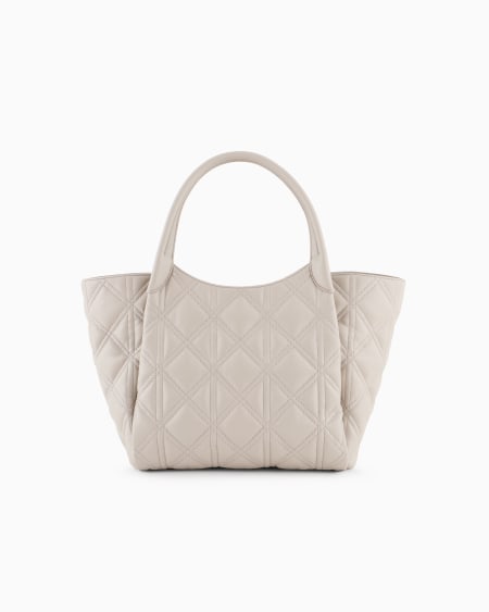 Armani Bolso shopper efecto napa acolchada Último día