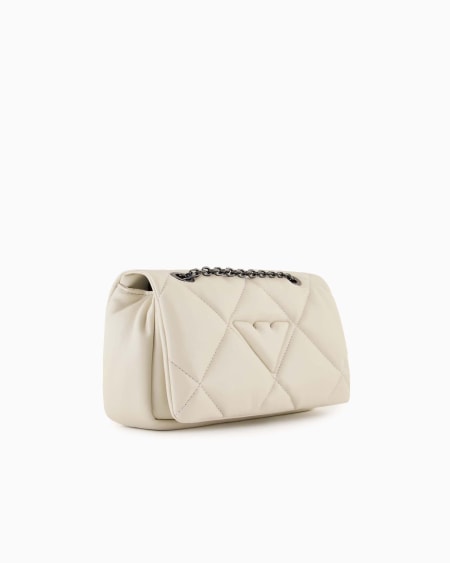 Armani Minibolso bandolera con solapa efecto napa acolchada Solo queda un día