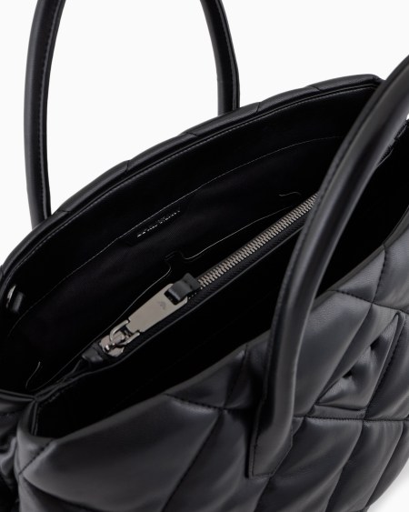 Armani Bolso de mano grande efecto napa acolchada Superdescuento