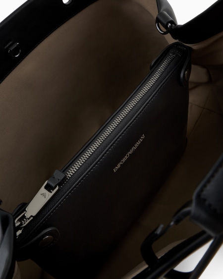 Armani Bolso shopper MyEA de piel con logotipo trenzado Limitado a 3 días