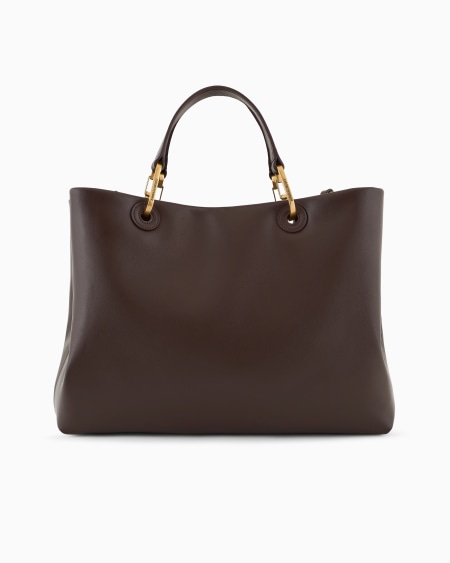 Armani Bolso shopper MyEA de piel con logotipo trenzado Ahorra y exporta