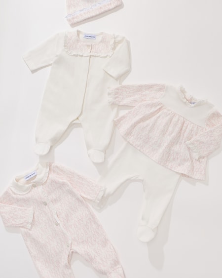 Armani Set de regalo con jersey y pantalones con pies de punto interlock con inscripción integral Descuentos del mes