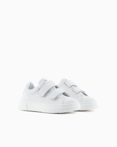 Armani Deportivas de piel con velcro Oferta exclusiva