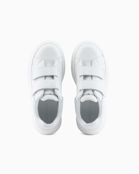Armani Deportivas de piel con velcro Oferta exclusiva