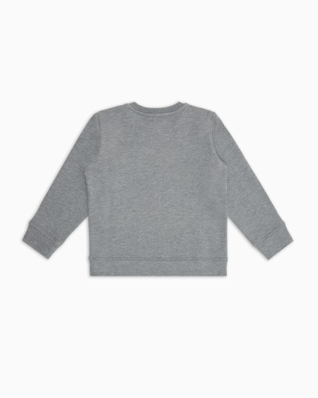Armani Sudadera de punto de mezcla de modal con logotipo Descuento por venta flash