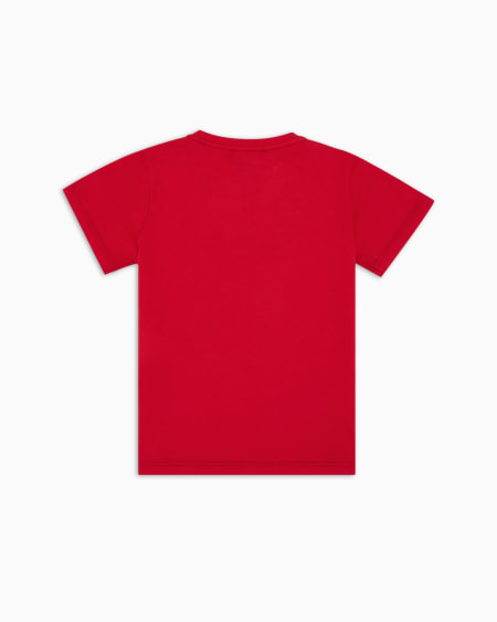 Armani Camiseta de punto de algodón pima con logotipo Ofertas de temporada