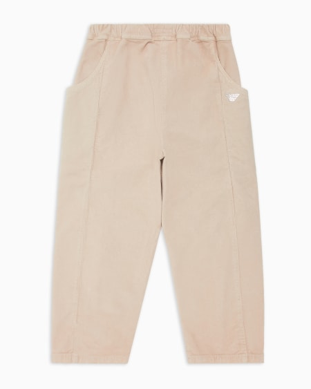 Armani Pantalones de pana con cintura elástica Rebajas de fin de temporada