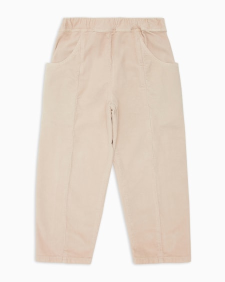 Armani Pantalones de pana con cintura elástica Rebajas de fin de temporada