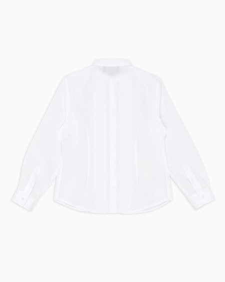 Armani Camisa de algodón con bordado de águila Precio ultrabajo