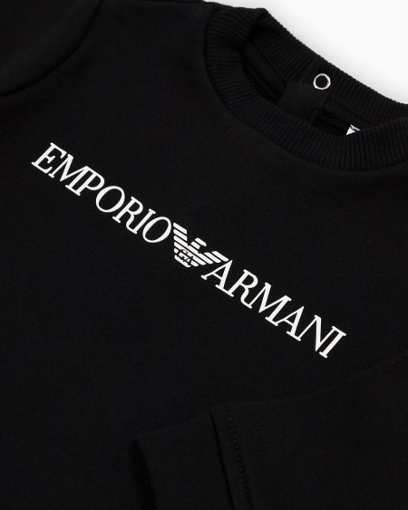 Armani Sudadera de mezcla de modal con logotipo Outlet online