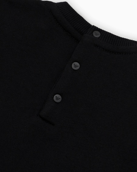 Armani Sudadera de mezcla de modal con logotipo Outlet online