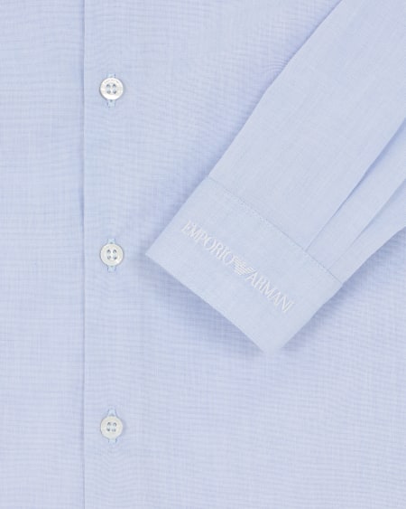 Armani Camisa con bordado en el puño Ofertas