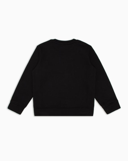 Armani Sudadera de punto de mezcla de modal con logotipo Rebajas baratas