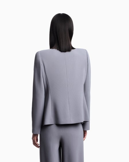 Armani Chaqueta de tejido texturizado fluido y plisado Promoción trimestral