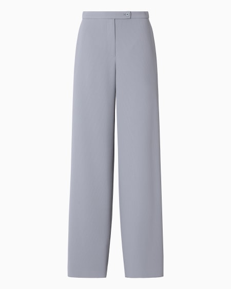 Armani Pantalones palazzo de tejido texturizado fluido