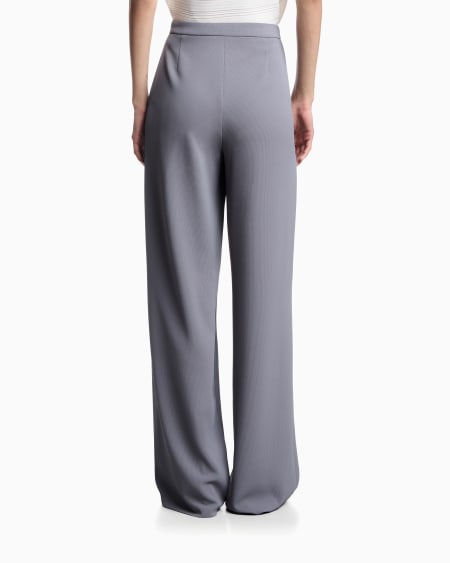 Armani Pantalones palazzo de tejido texturizado fluido Solo queda un día