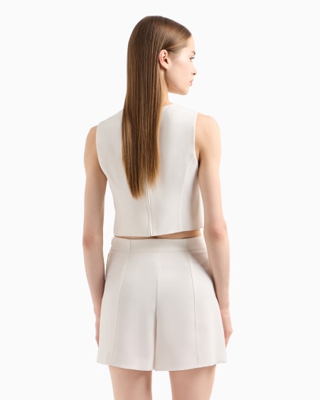 Armani Top en tejido de triacetato Icon En oferta