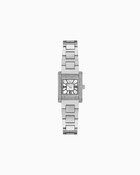 Armani Reloj de dos manecillas de acero inoxidable