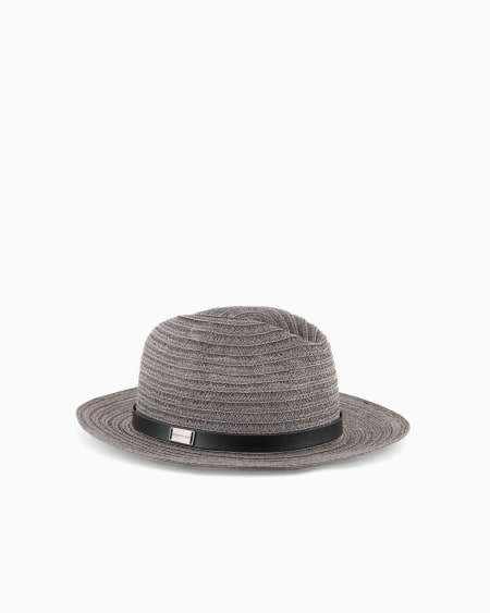 Armani Gorro de cáñamo trenzado con cinta Grandes ahorros