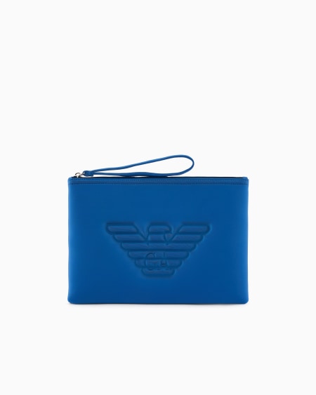 Armani Bolso de mano de playa con maxiáguila Essential