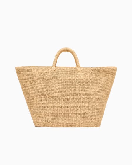 Armani Maxibolso shopper de rafia trenzada Últimos 3 días