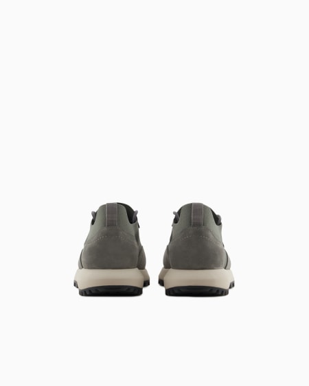 Armani Deportivas de punto con detalles de ante En oferta