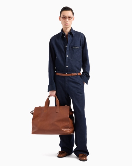 Armani Cazadora de denim Icon Outlet online