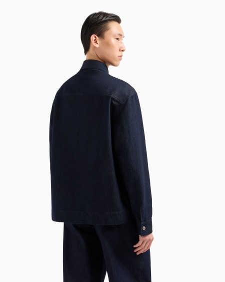 Armani Cazadora de denim Icon Outlet online
