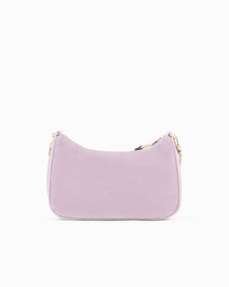 Armani Bolso de hombro baguette de terciopelo Tienda