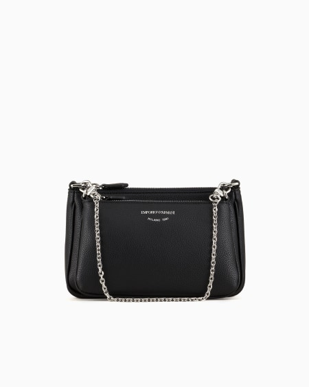 Armani Minibolso doble con bandolera y estampado de ciervo ÚLTIMAS EDICIONES
