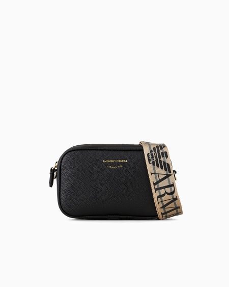 Armani Funda para cámara con bandolera y estampado de ciervo
