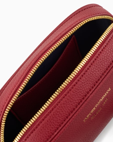 Armani Funda para cámara con bandolera y estampado de ciervo Tienda de fábrica