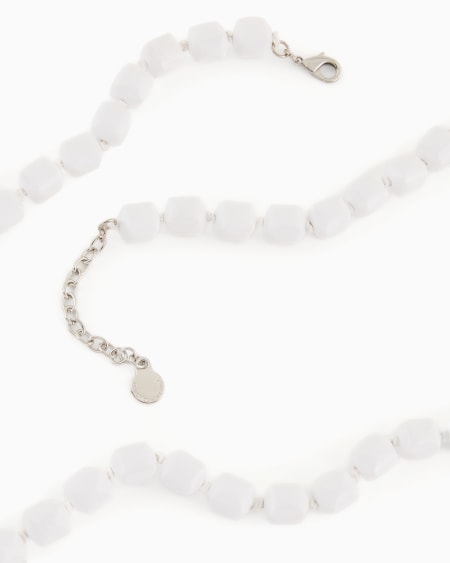 Armani Collar con piedras facetadas Rebajas baratas