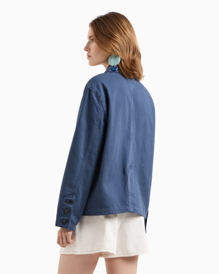 Armani Cazadora de dril de algodón Rebajas de fábrica