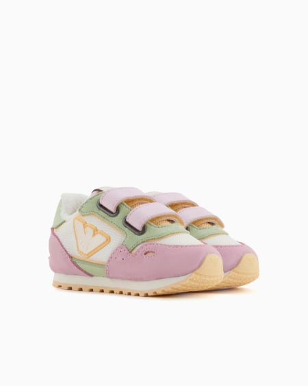 Armani Deportivas de malla con detalles de ante y parche de águila COMPRAR AHORA