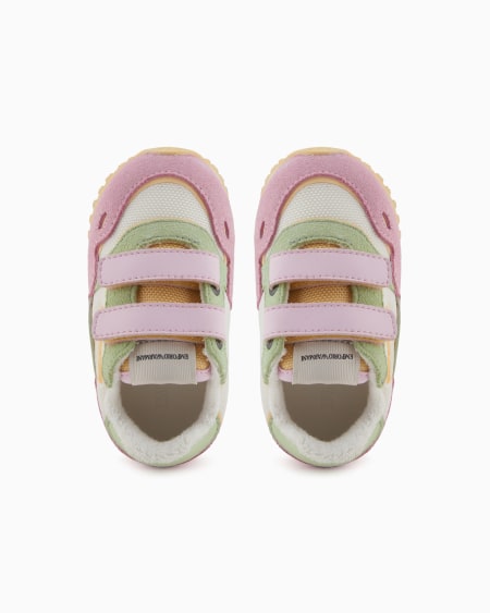 Armani Deportivas de malla con detalles de ante y parche de águila COMPRAR AHORA