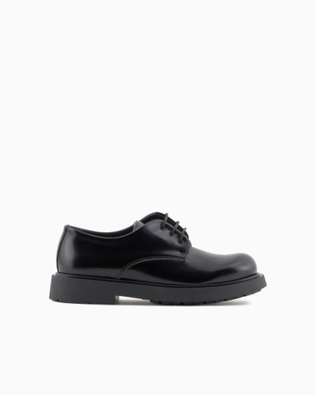 Armani Zapatos con cordones de material efecto desgastado Liquidación